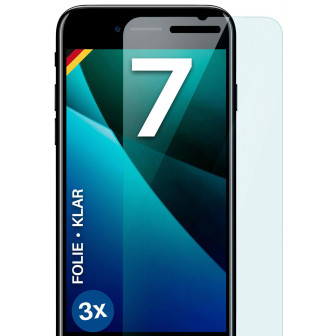 moex moex FlexProtect iPhone 7 Schutzfolie Klar – 3er Set