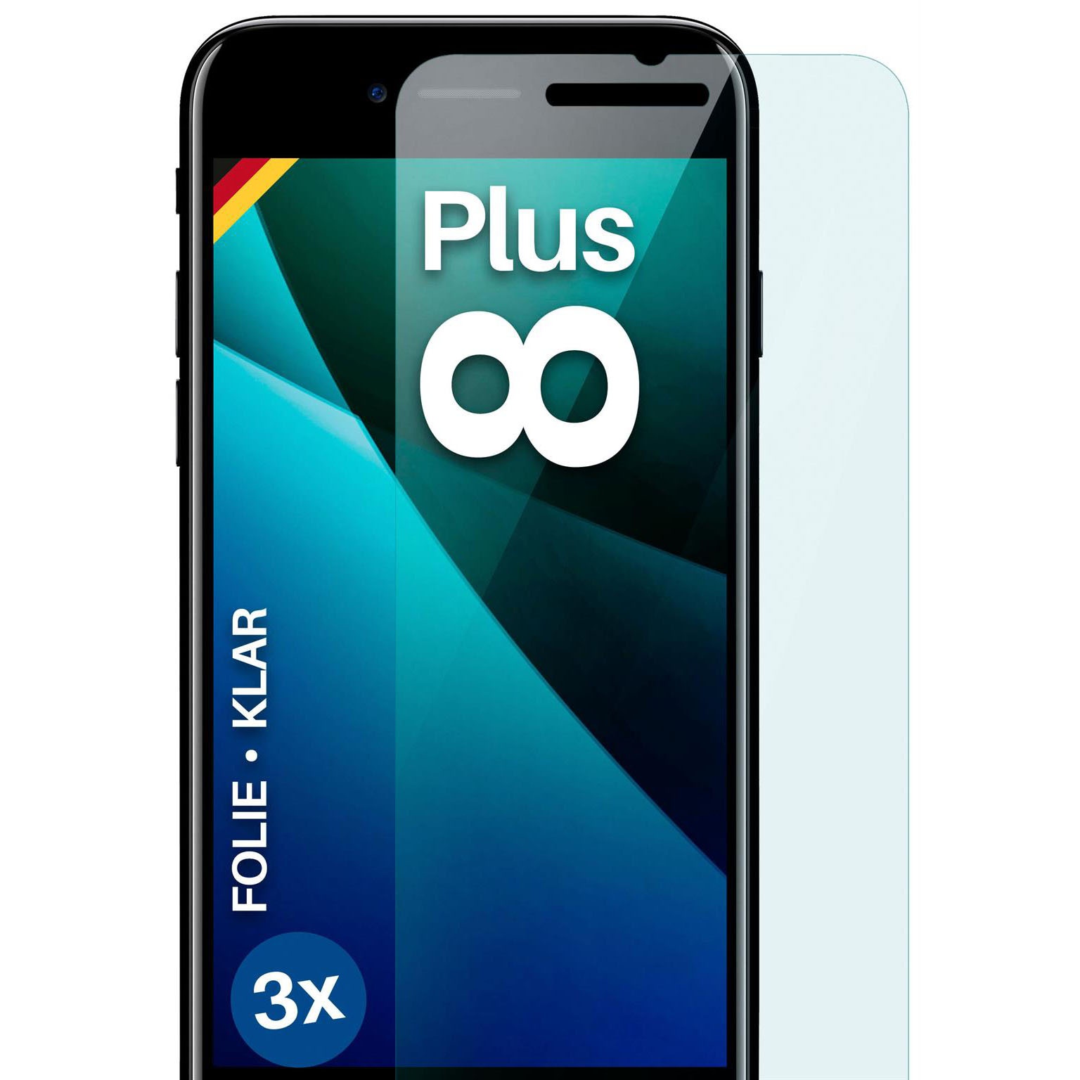 moex FlexProtect iPhone 8 Plus Schutzfolie Klar – Weiteres Produktbild 1 moex FlexProtect iPhone 8 Plus Schutzfolie Klar – Weiteres Produktbild 1