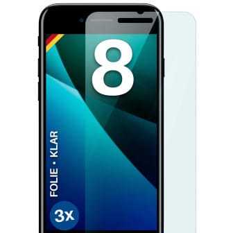 moex FlexProtect iPhone 8 Schutzfolie Klar – 3er Set moex FlexProtect iPhone 8 Schutzfolie Klar – 3er Set