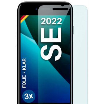 moex FlexProtect iPhone SE (2022) Schutzfolie Klar – 3er Set