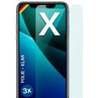 moex FlexProtect iPhone X Schutzfolie Klar – Weiteres Produktbild 1