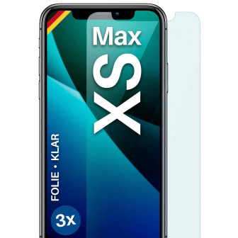 moex FlexProtect iPhone XS Max Schutzfolie Klar – 3er Set