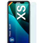 moex FlexProtect iPhone XS Schutzfolie Klar – Weiteres Produktbild 1