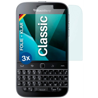 moex moex FlexProtect BlackBerry Classic Schutzfolie Klar – 3er Set