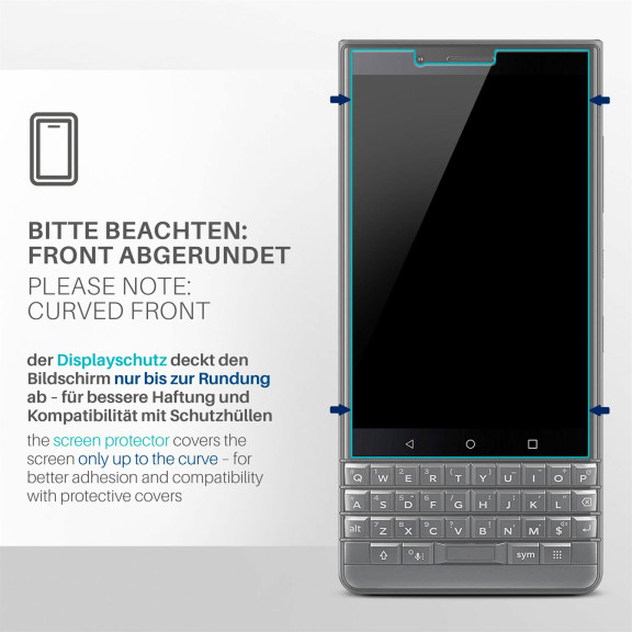 moex FlexProtect BlackBerry KEY2 LE Schutzfolie Klar – Weiteres Produktbild 3 moex FlexProtect BlackBerry KEY2 LE Schutzfolie Klar – Weiteres Produktbild 3