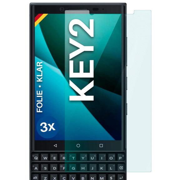 moex FlexProtect BlackBerry KEY2 Schutzfolie Klar – Weiteres Produktbild 1