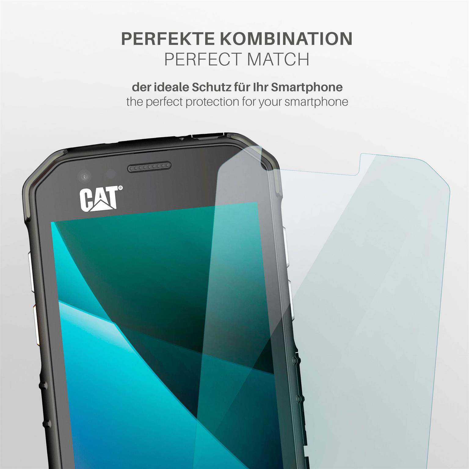 moex FlexProtect CAT S31 Schutzfolie Klar – Weiteres Produktbild 3