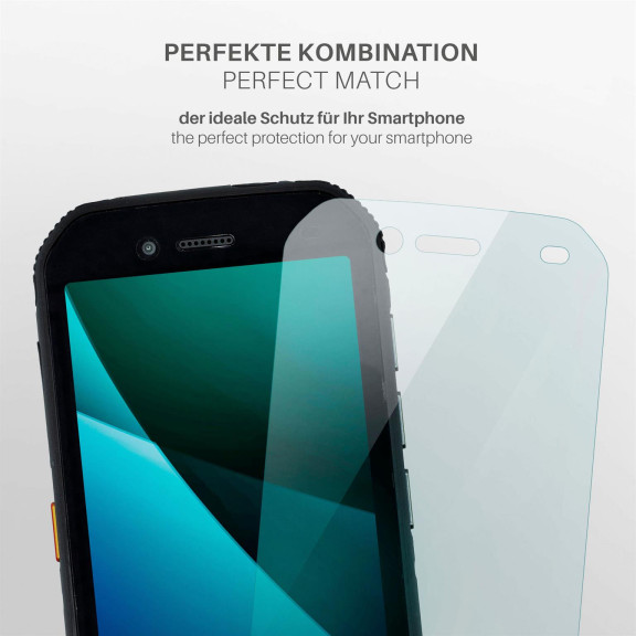moex FlexProtect CAT S42 Schutzfolie Klar – Weiteres Produktbild 3