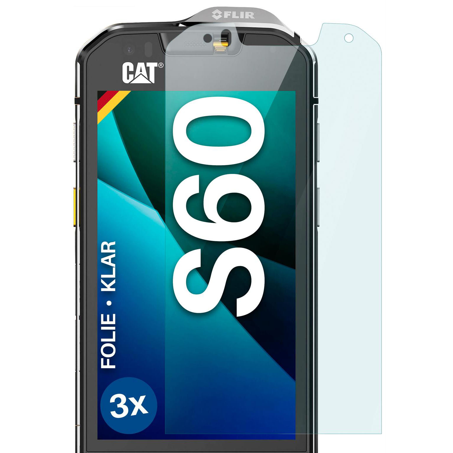 moex FlexProtect CAT S60 Schutzfolie Klar – undefined