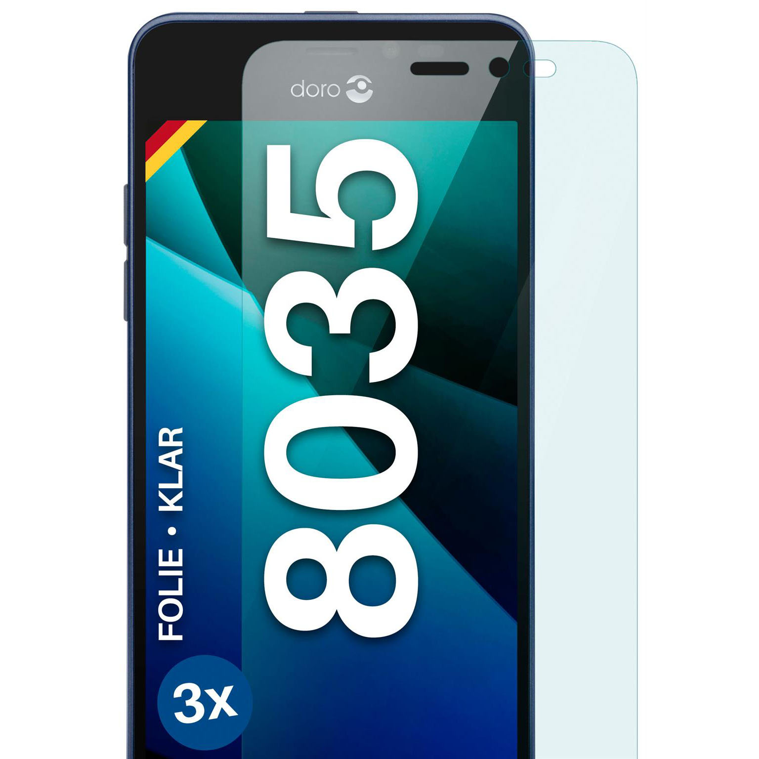 moex FlexProtect Doro 8035 Schutzfolie Klar – Weiteres Produktbild 1 moex FlexProtect Doro 8035 Schutzfolie Klar – Weiteres Produktbild 1