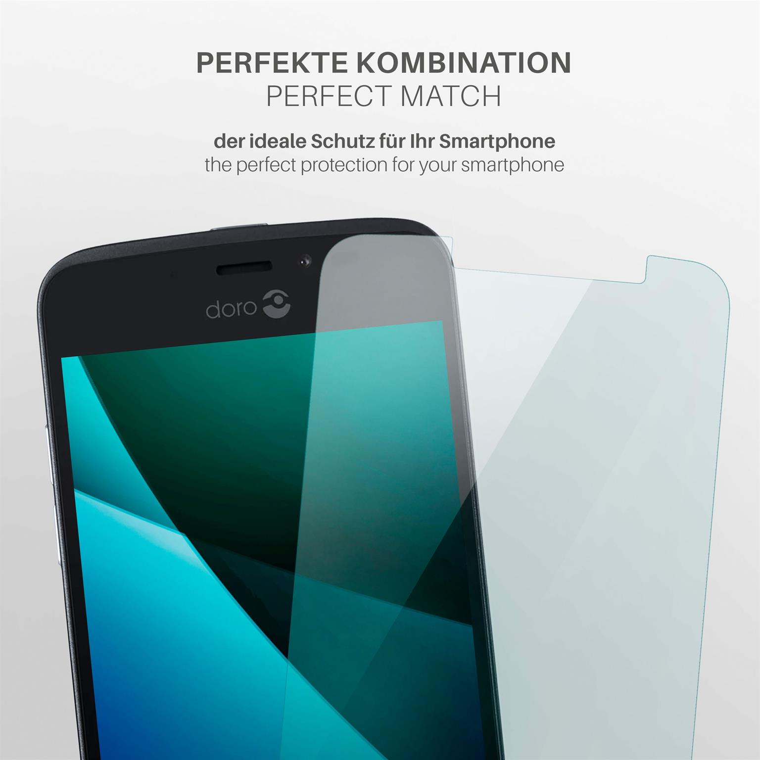 moex FlexProtect Doro 8040 Schutzfolie Klar – Weiteres Produktbild 3