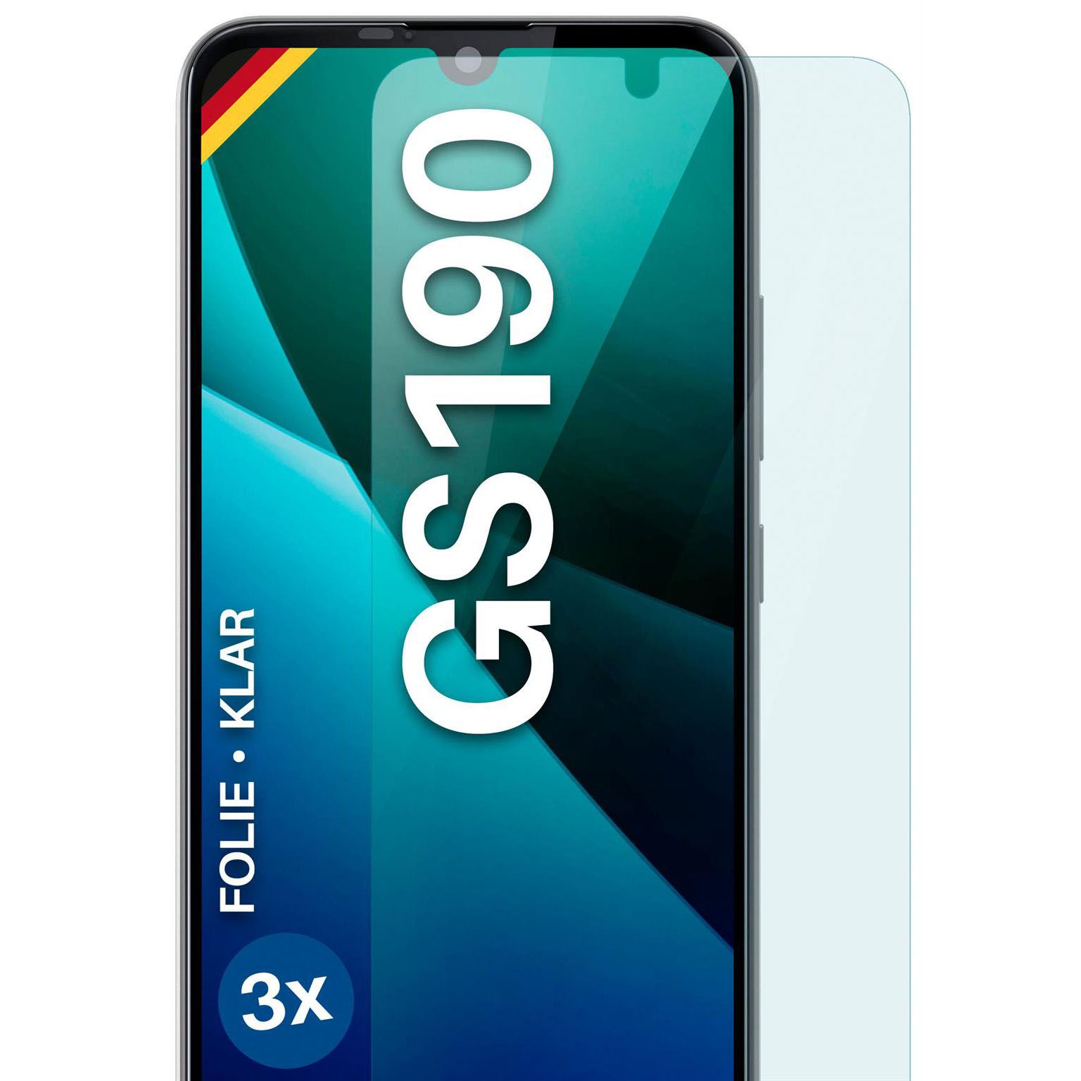moex FlexProtect Gigaset GS190 Schutzfolie Klar – Weiteres Produktbild 1 moex FlexProtect Gigaset GS190 Schutzfolie Klar – Weiteres Produktbild 1