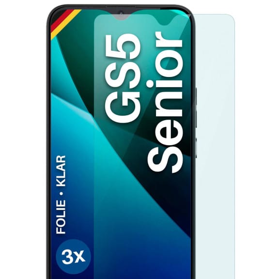 moex FlexProtect Gigaset GS5 Senior Schutzfolie Klar – Weiteres Produktbild 1 moex FlexProtect Gigaset GS5 Senior Schutzfolie Klar – Weiteres Produktbild 1