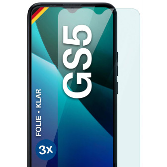moex FlexProtect Gigaset GS5 Schutzfolie Klar – 3er Set