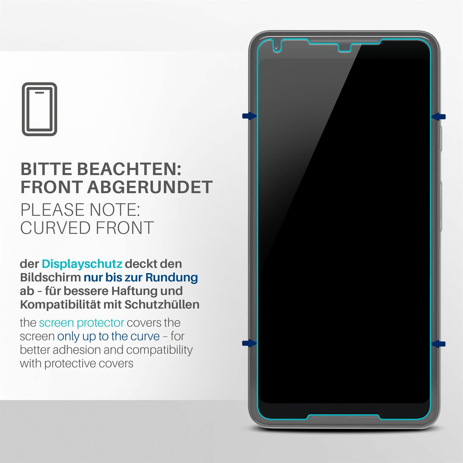 moex FlexProtect Google Pixel 2 XL Schutzfolie Klar – Weiteres Produktbild 3