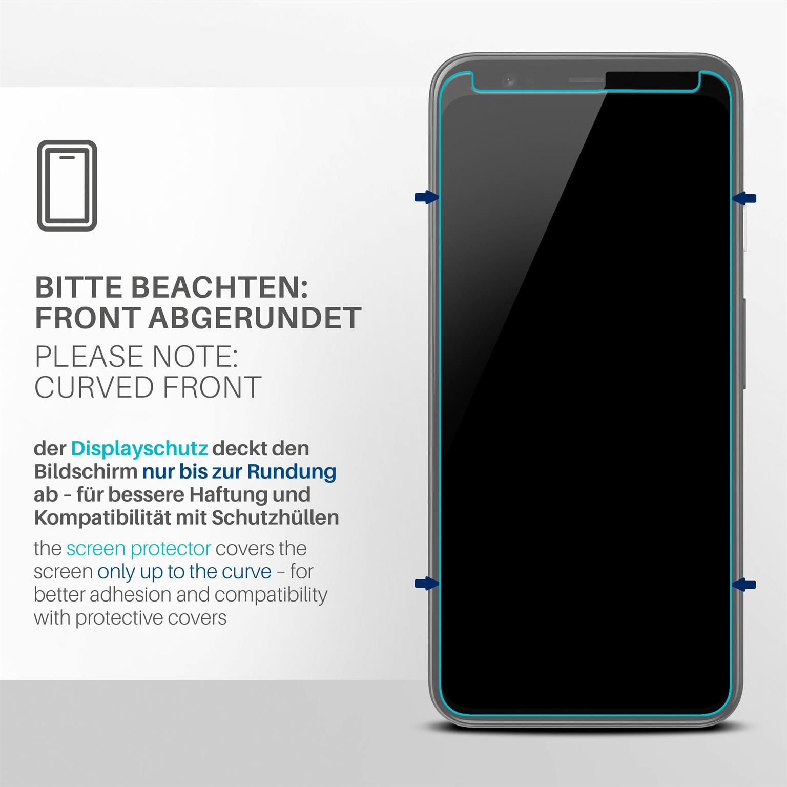 moex FlexProtect Google Pixel 4 XL Schutzfolie Klar – Weiteres Produktbild 3