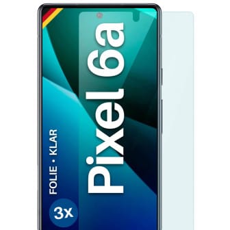moex moex FlexProtect Google Pixel 6a Schutzfolie Klar – 3er Set