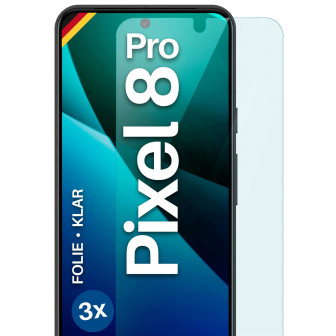 moex FlexProtect Google Pixel 8 Pro Schutzfolie Klar – 3er Set