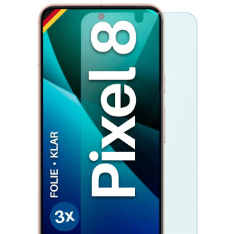 moex FlexProtect Google Pixel 8 Schutzfolie Klar – 3er Set