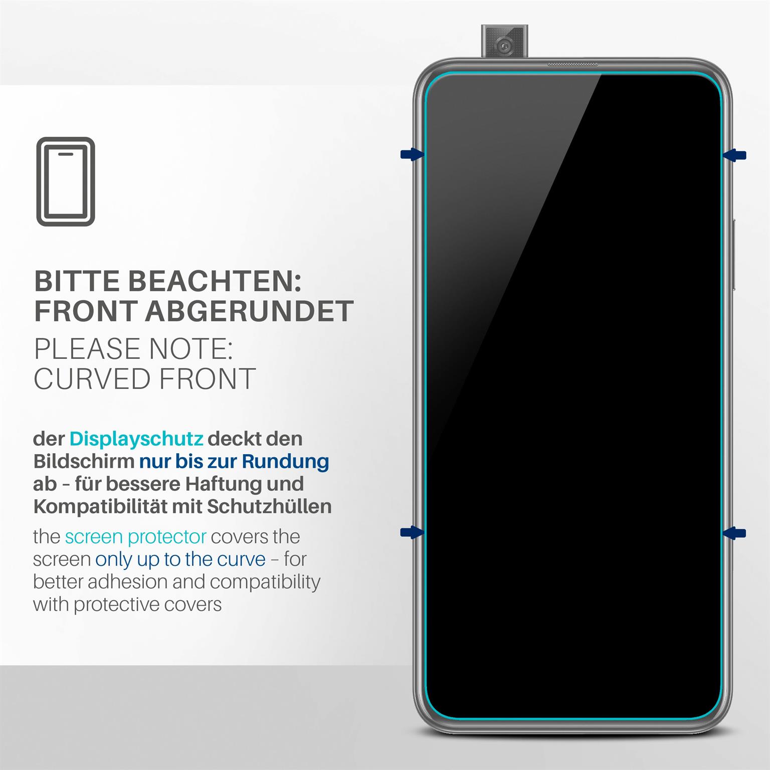moex FlexProtect Honor 9X Schutzfolie Klar – Weiteres Produktbild 3 moex FlexProtect Honor 9X Schutzfolie Klar – Weiteres Produktbild 3