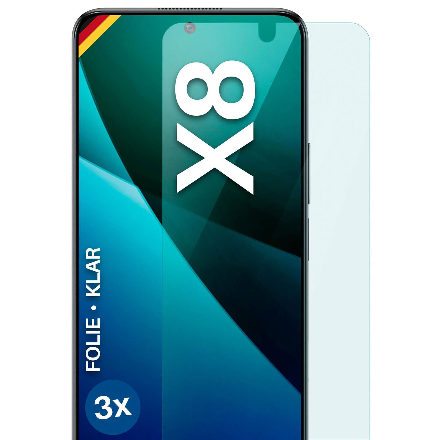 moex FlexProtect Honor X8 (4G) Schutzfolie Klar – undefined