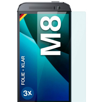 moex moex FlexProtect HTC One M8 Schutzfolie Klar – 3er Set