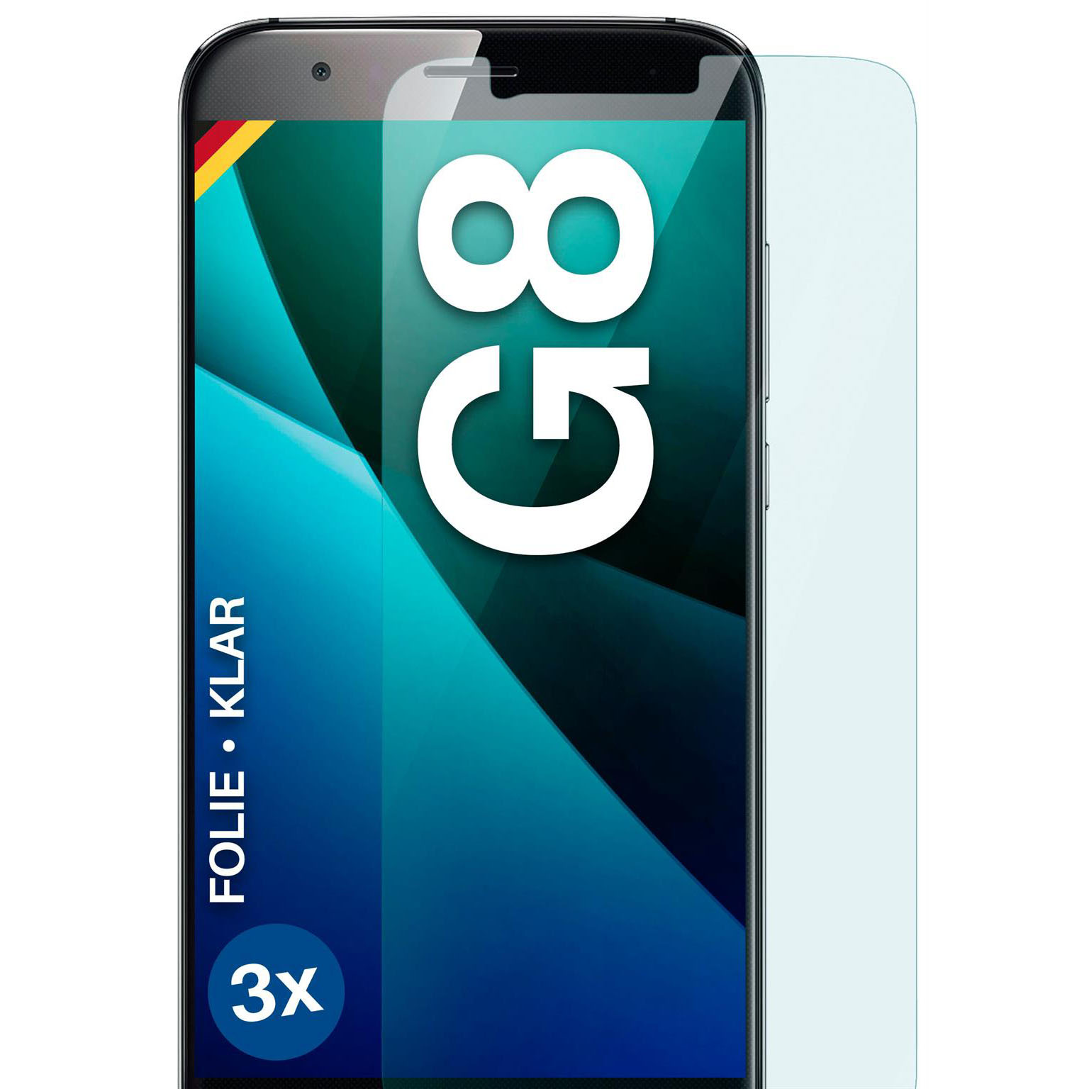 moex FlexProtect Huawei G8 Schutzfolie Klar – undefined