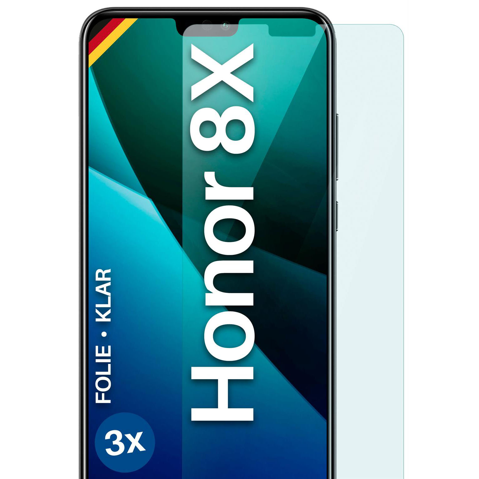 moex FlexProtect Huawei Honor 8X Schutzfolie Klar – Weiteres Produktbild 1 moex FlexProtect Huawei Honor 8X Schutzfolie Klar – Weiteres Produktbild 1