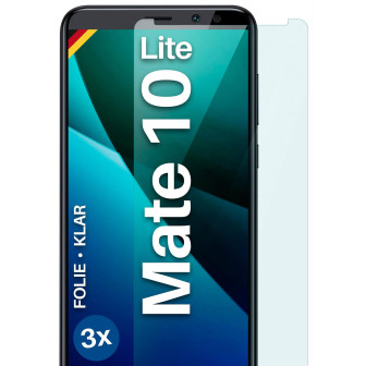 moex FlexProtect Huawei Mate 10 Lite Schutzfolie Klar – 3er Set