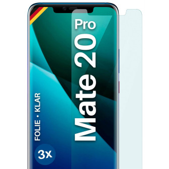 moex FlexProtect Huawei Mate 20 Pro Schutzfolie Klar – 3er Set