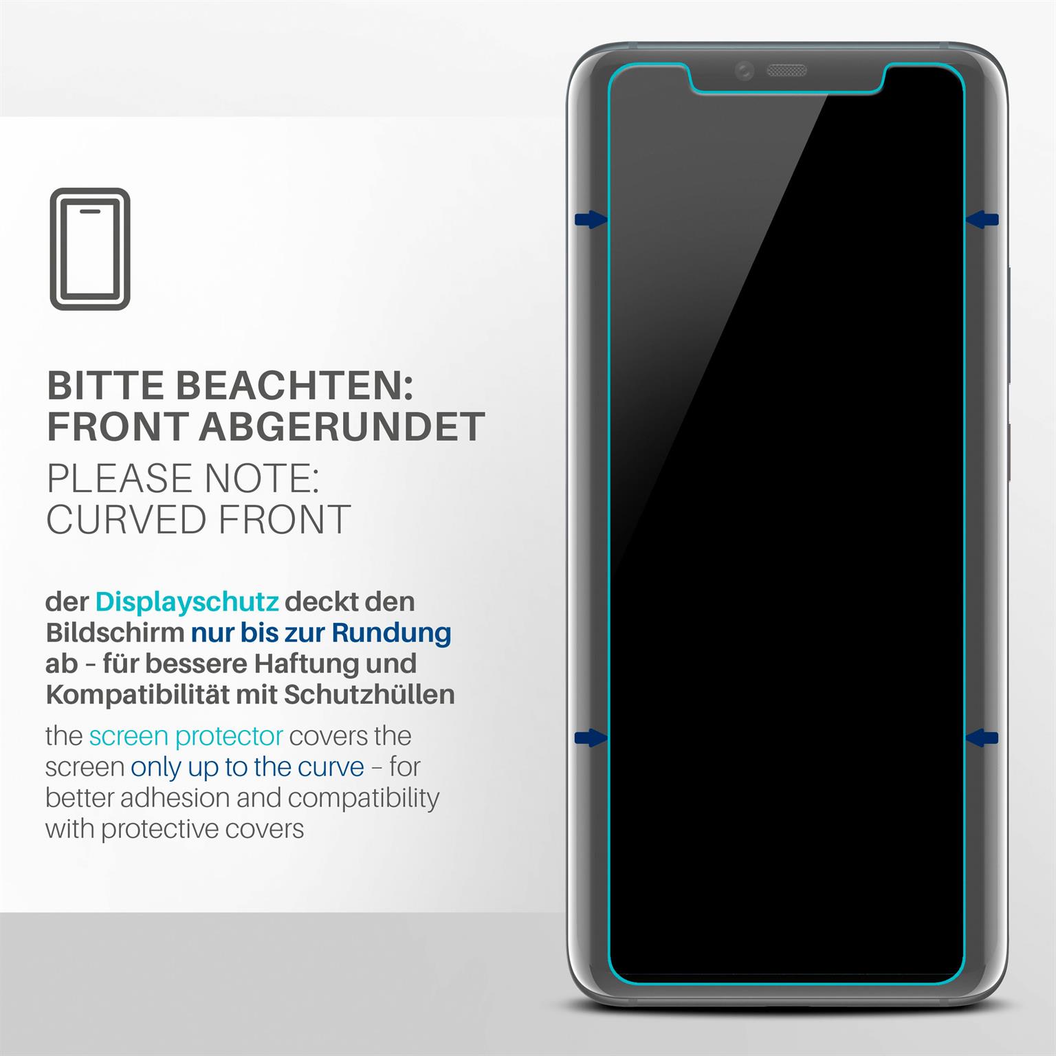 moex FlexProtect Huawei Mate 20 Pro Schutzfolie Klar – Weiteres Produktbild 3
