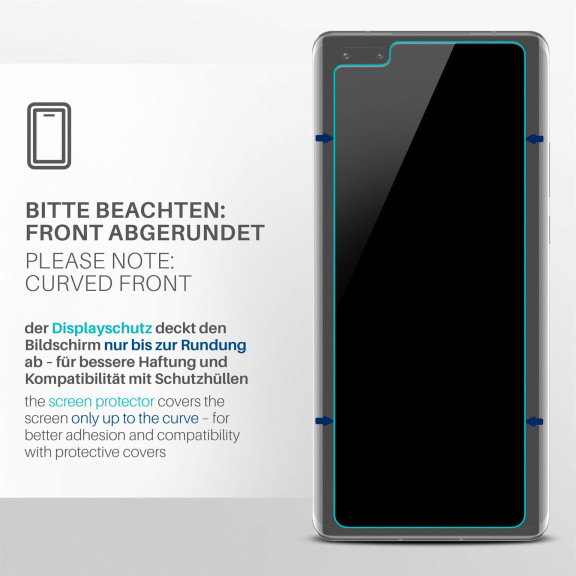 moex FlexProtect Huawei Mate 40 Pro Schutzfolie Klar – Weiteres Produktbild 3