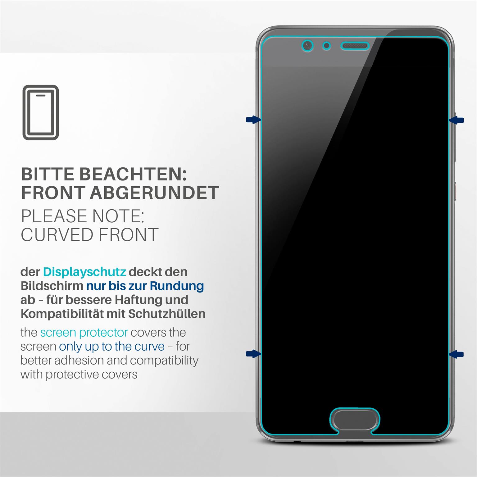 moex FlexProtect Huawei P10 Plus Schutzfolie Klar – Weiteres Produktbild 3