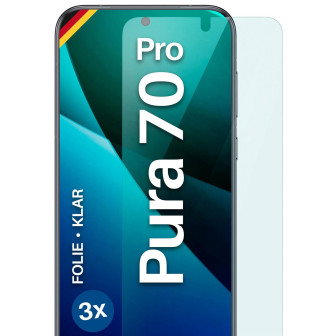 moex FlexProtect Huawei Pura 70 Pro Schutzfolie Klar – 3er Set
