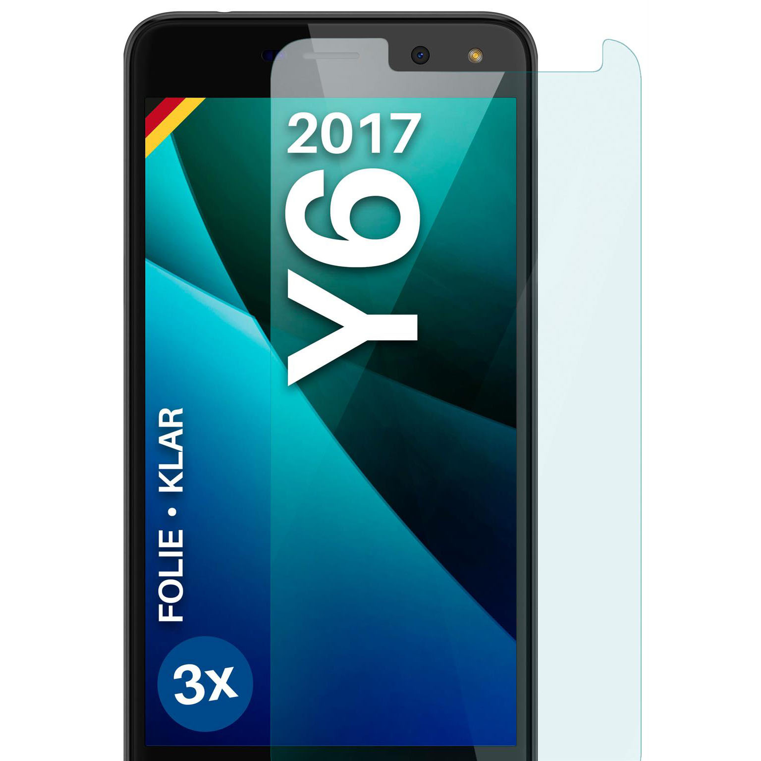 moex FlexProtect Huawei Y6 (2017) Schutzfolie Klar – undefined