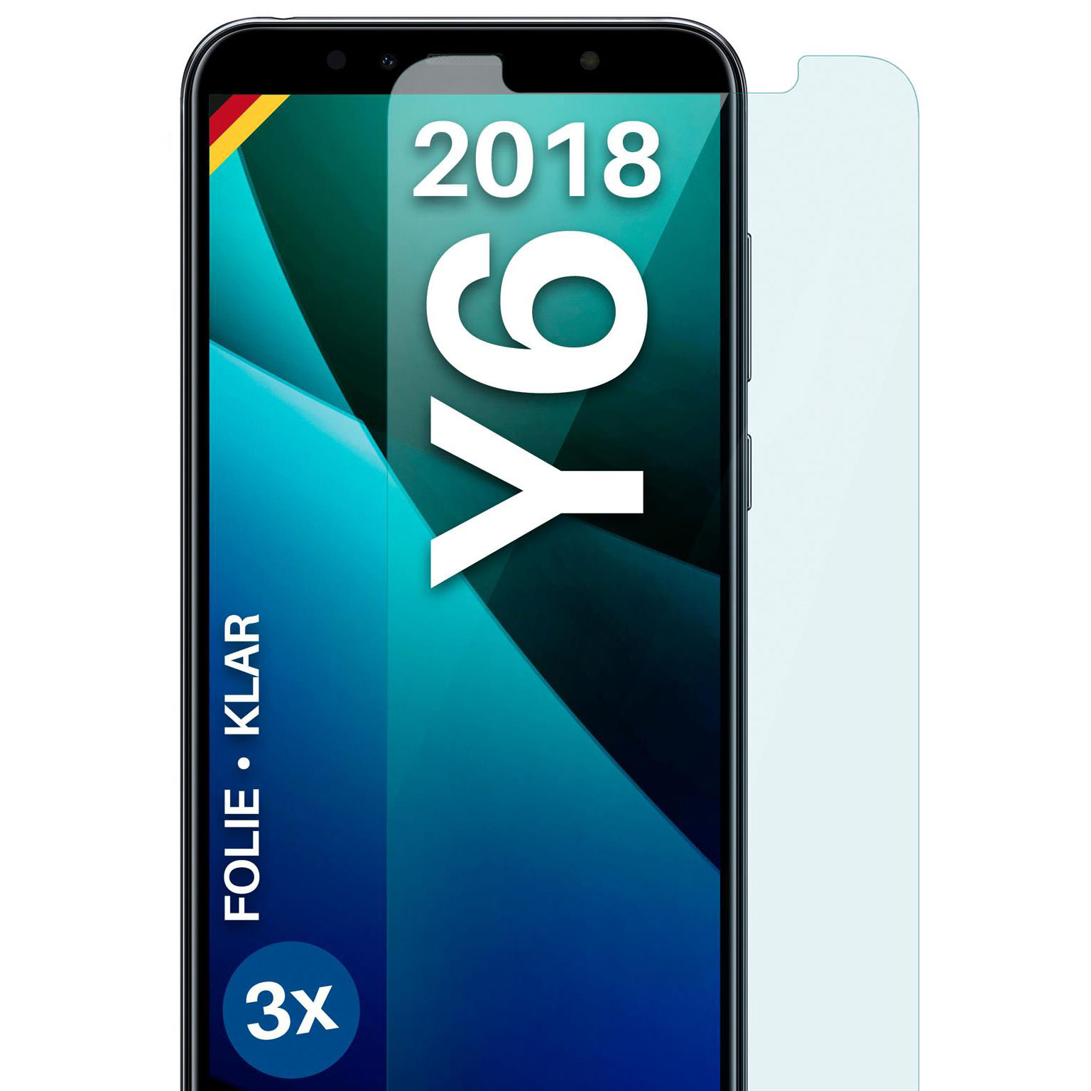 moex FlexProtect Huawei Y6 (2018) Schutzfolie Klar – undefined