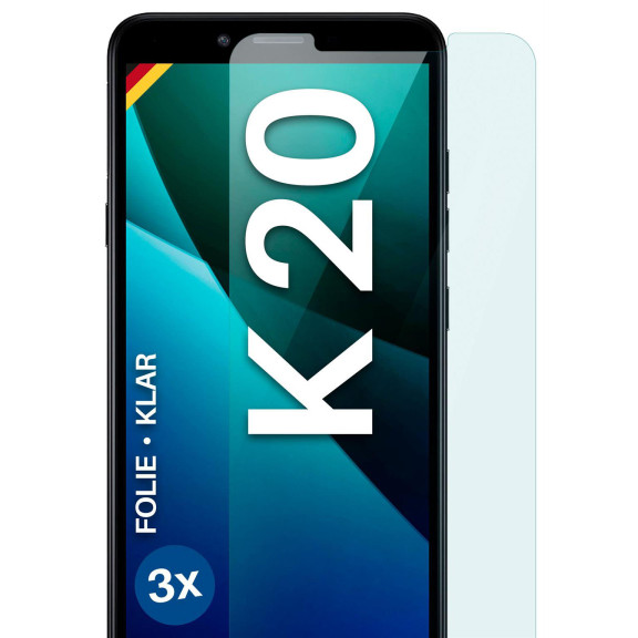 moex FlexProtect LG K20 Schutzfolie Klar – Weiteres Produktbild 1