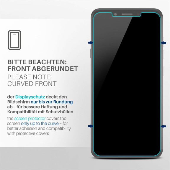 moex FlexProtect LG K20 Schutzfolie Klar – Weiteres Produktbild 3
