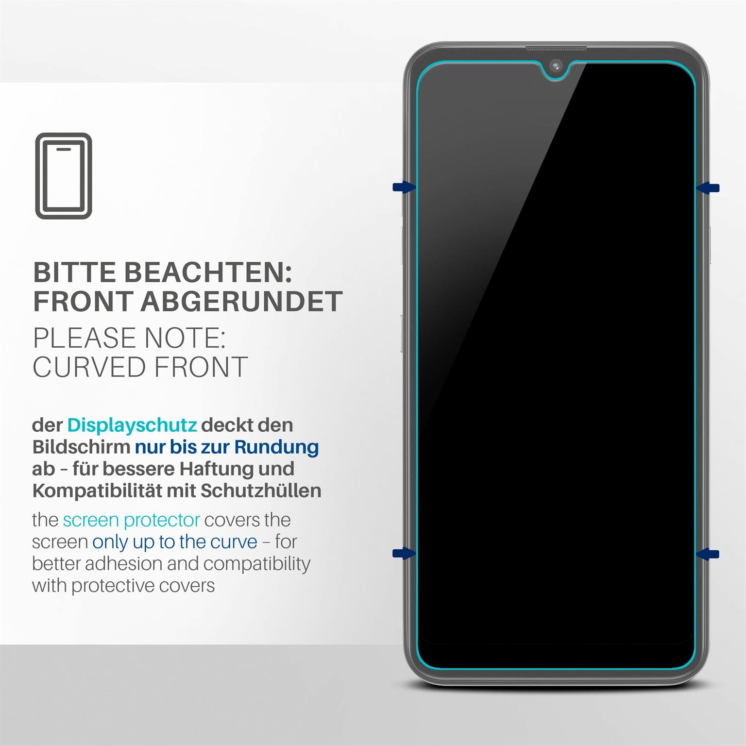 moex FlexProtect LG K41S Schutzfolie Klar – Weiteres Produktbild 3