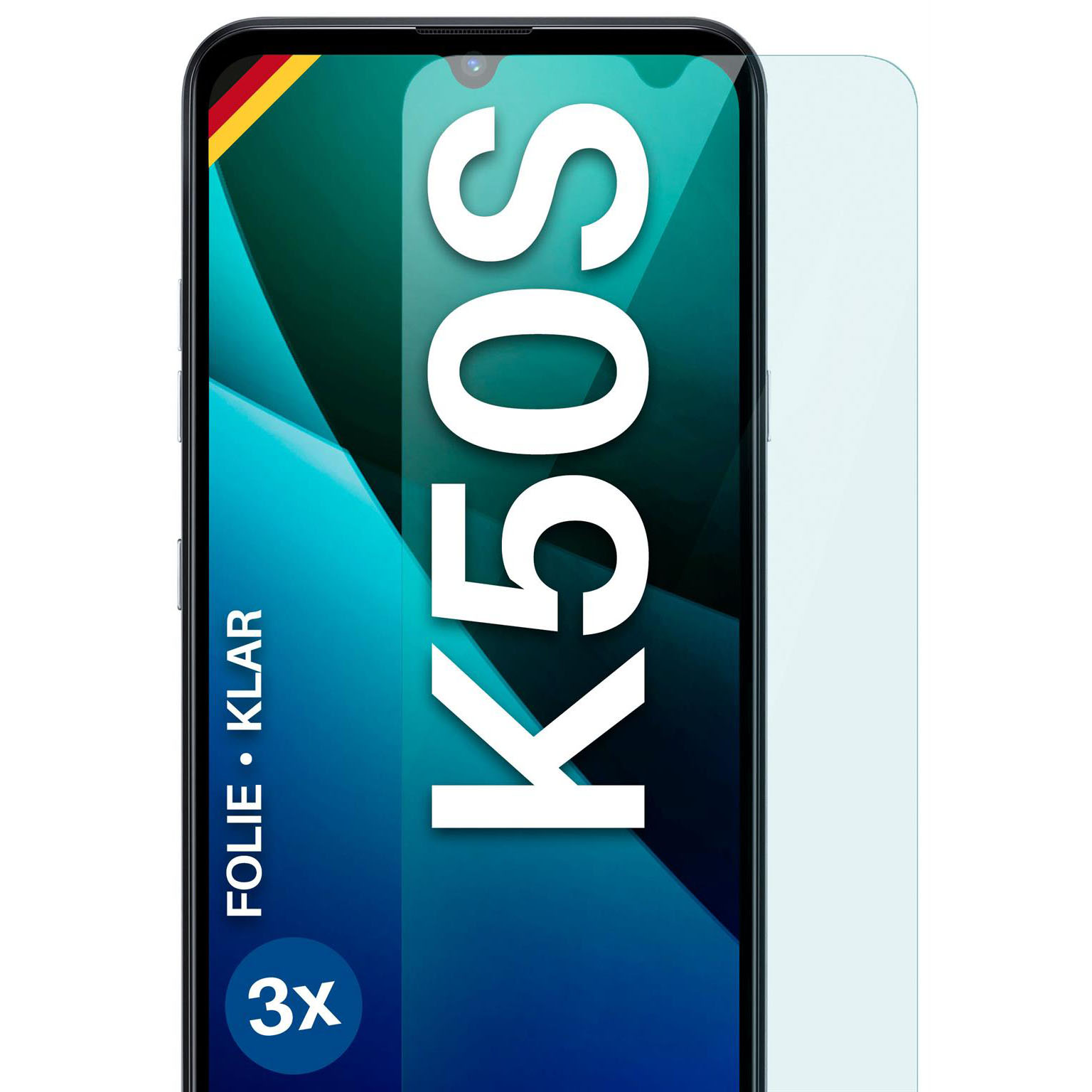 moex FlexProtect LG K50s Schutzfolie Klar – Weiteres Produktbild 1 moex FlexProtect LG K50s Schutzfolie Klar – Weiteres Produktbild 1