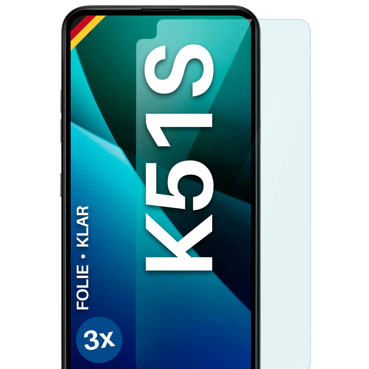 moex FlexProtect LG K51S Schutzfolie Klar – Weiteres Produktbild 1 moex FlexProtect LG K51S Schutzfolie Klar – Weiteres Produktbild 1