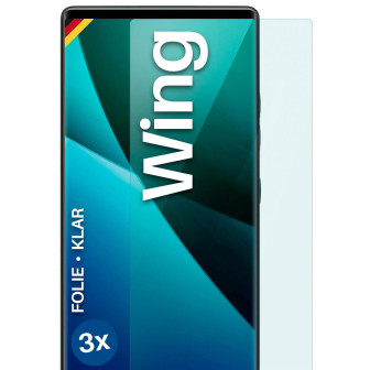 moex FlexProtect LG Wing Schutzfolie Klar – 3er Set