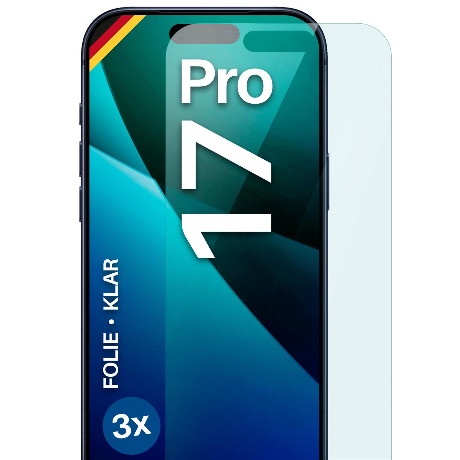 moex FlexProtect iPhone 17 Pro Schutzfolie Klar – undefined