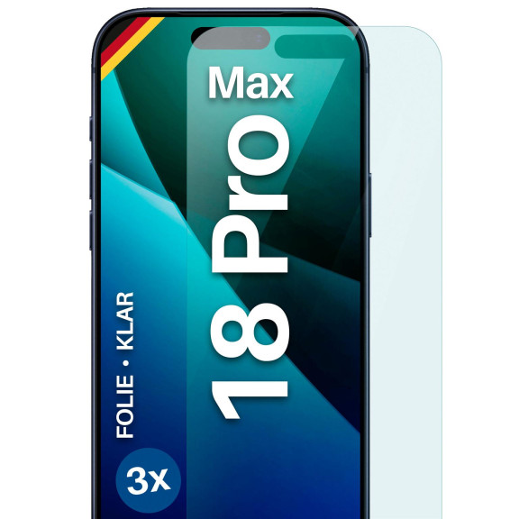 moex FlexProtect iPhone 18 Pro Max Schutzfolie Klar – Weiteres Produktbild 1 moex FlexProtect iPhone 18 Pro Max Schutzfolie Klar – Weiteres Produktbild 1