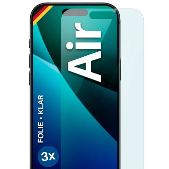 moex FlexProtect iPhone Air Schutzfolie Klar – 3er Set