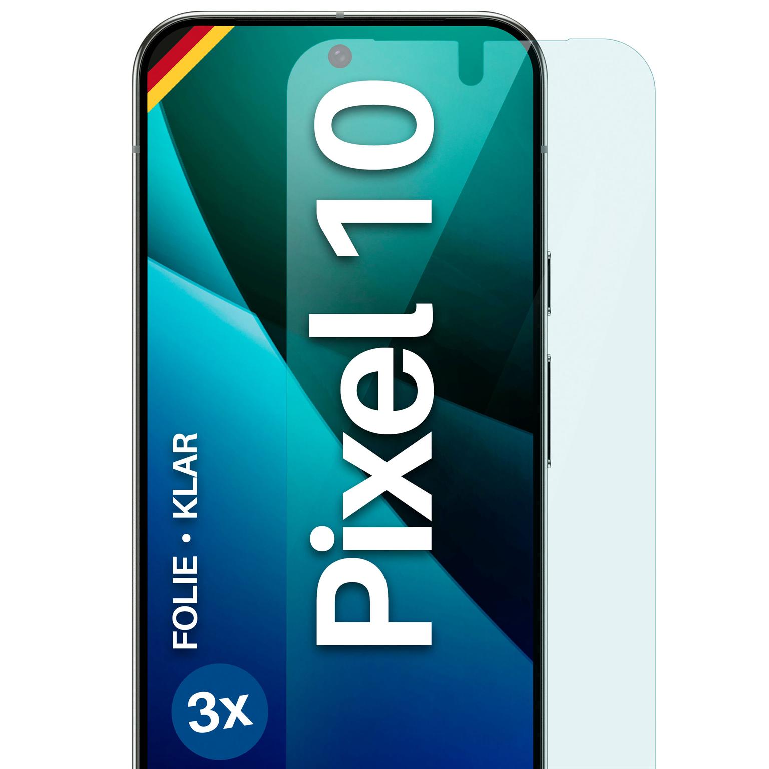 moex FlexProtect Google Pixel 10 Schutzfolie Klar – 3er Set
