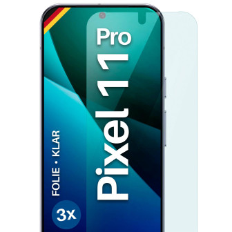 moex FlexProtect Google Pixel 11 Pro Schutzfolie Klar – 3er Set