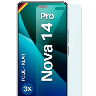 moex moex FlexProtect Huawei nova 14 Pro Schutzfolie Klar – 3er Set