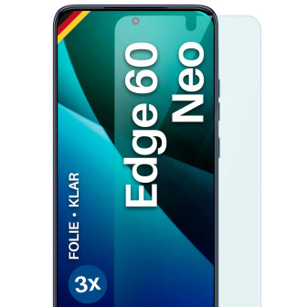 moex moex FlexProtect Motorola Edge 60 Neo Schutzfolie Klar – 3er Set
