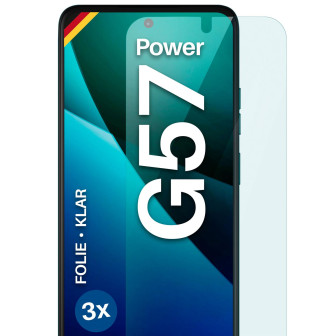 moex FlexProtect Motorola Moto G57 Power Schutzfolie Klar – 3er Set